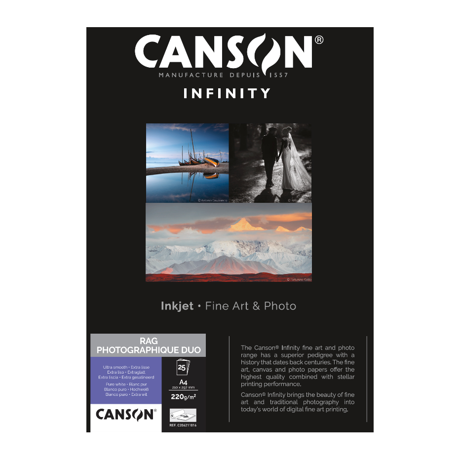 INFINITY CANSON RAG220G A4 25F