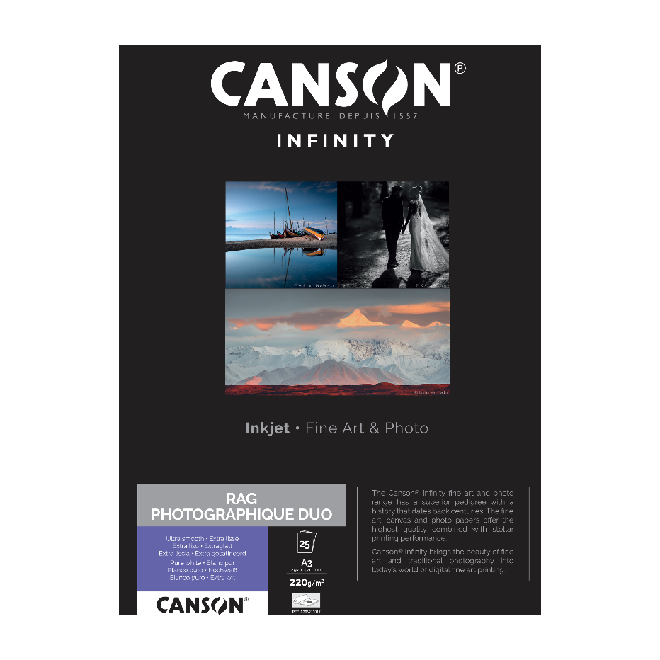 INFINITY CANSON RAG220G A3 25F