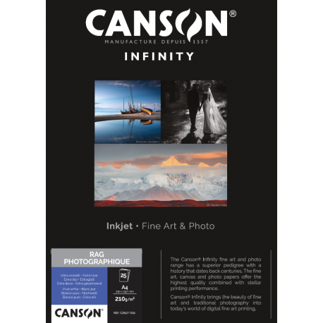 INFINITY CANSON RAG210G A4 25F INFINITY CANSON RAG210G A4 25F