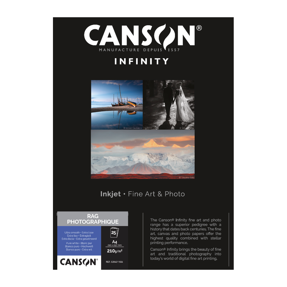 INFINITY CANSON RAG210G A4 25F