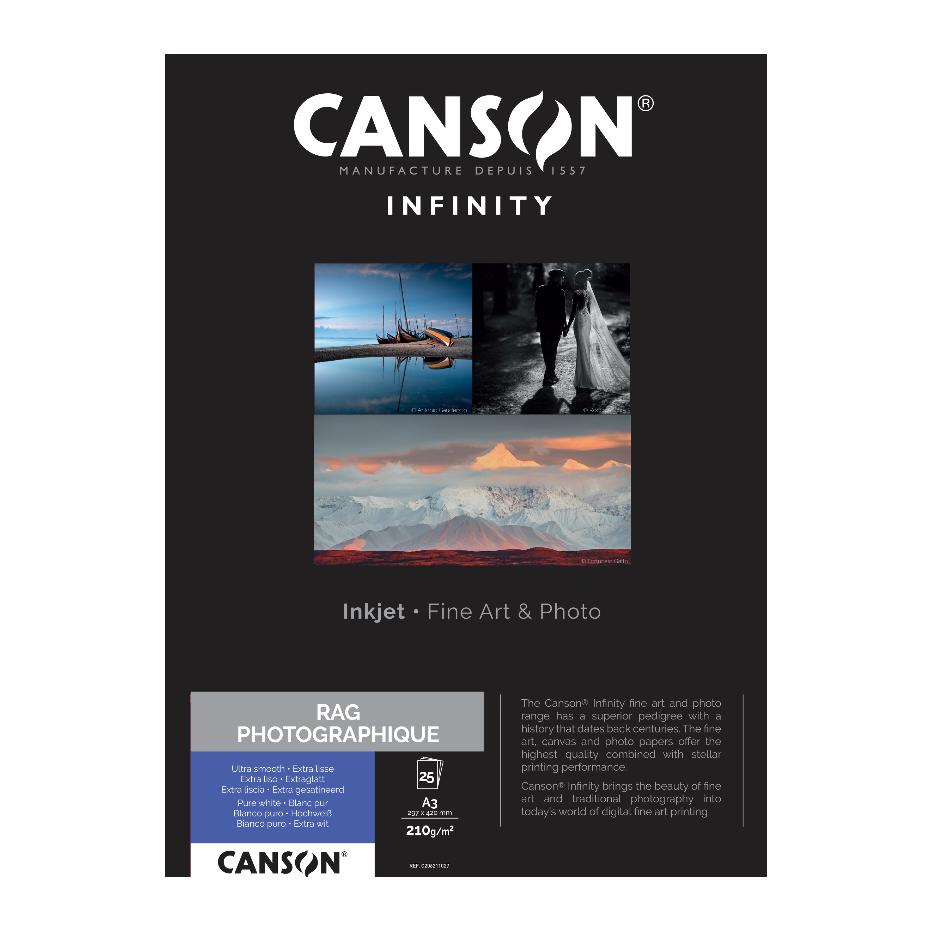 INFINITY CANSON RAG210G A3 25F