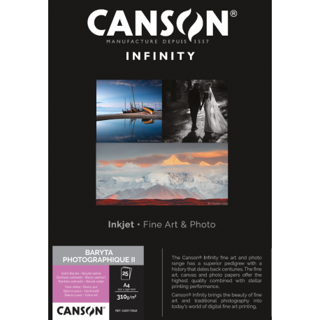 CANS BARYTA PHOTOGRAPHIQUE II, 310G, A4 CANS BARYTA PHOTOGRAPHIQUE II, 310G, A4