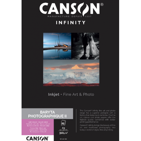 CANS BARYTA PHOTOGRAPHIQUE II, 310G, A3 CANS BARYTA PHOTOGRAPHIQUE II, 310G, A3